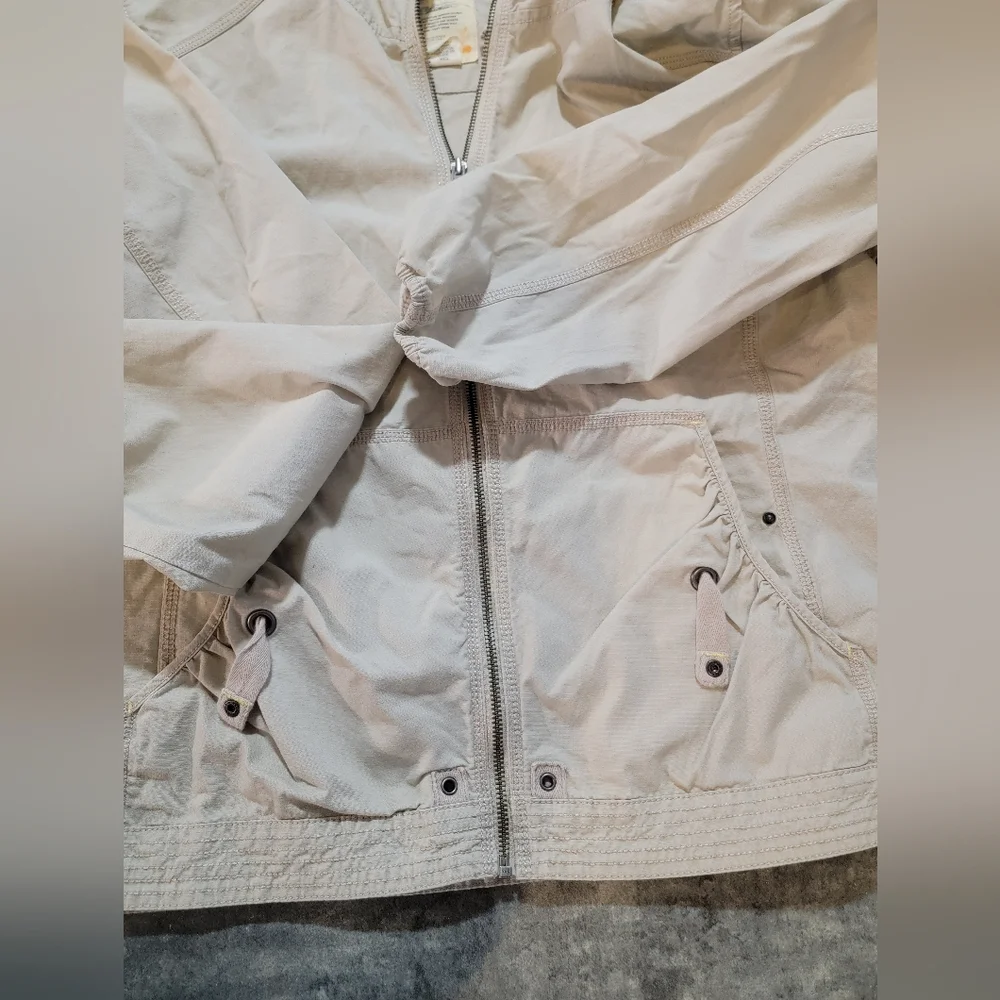 Eddie Bauer Women's Ripstop Tan Jacket - Picture 3 of 3